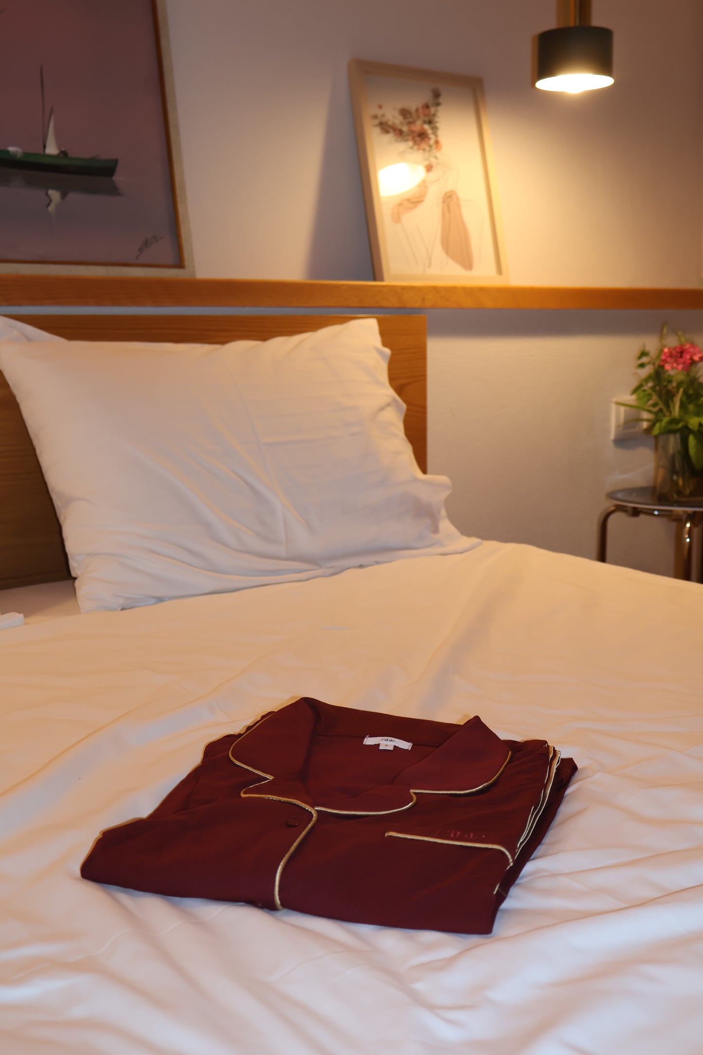 Burgundy Bliss Pyjamas in Soft Bamboo