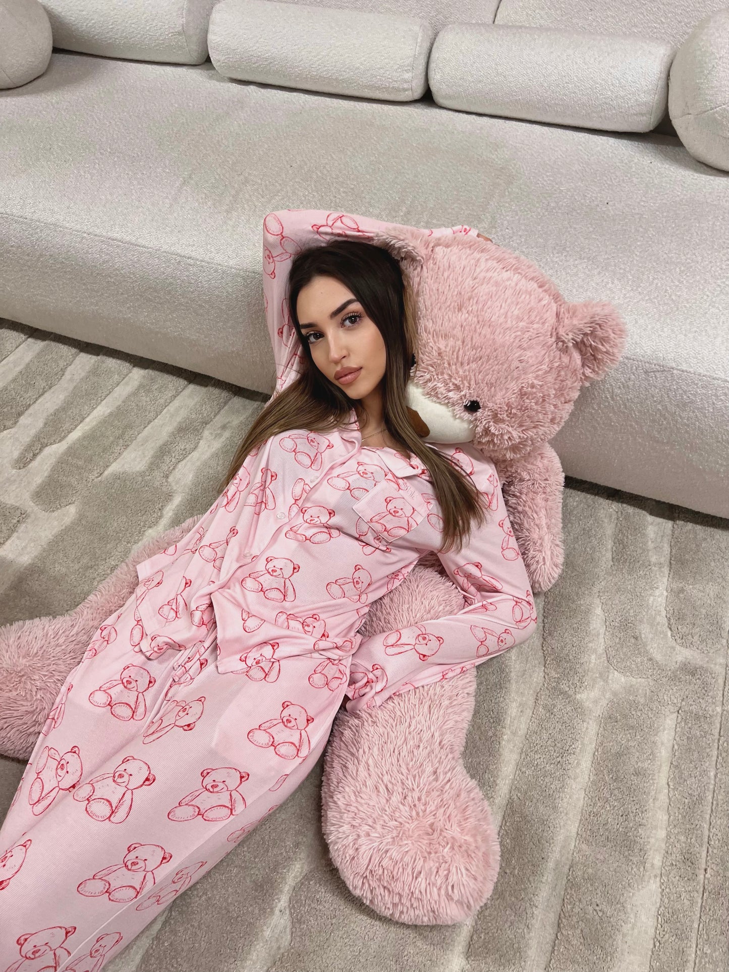 Blush Whisper Pyjamas  in Soft Bamboo